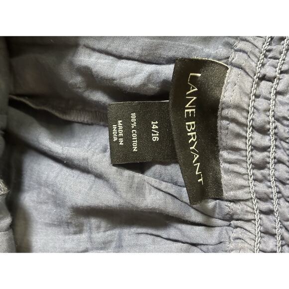 Lane Bryant A line Navy Skirt Size 14/16 Has side pocket - Picture 5 of 5